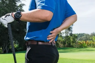 back pain with golfing